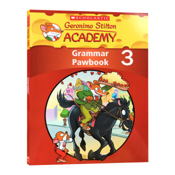 英文原版 老鼠記者語法練習冊3 geronimo stilton academy grammar