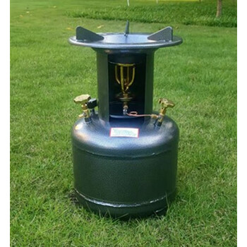 炉具煤油野营炉油炉灶 新款加厚10升气化炉带安全装置_直径27高度46c