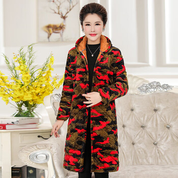 棉袄加肥加大码胖妈妈老奶奶老太婆老人家棉衣罩衣加绒中老年中长款