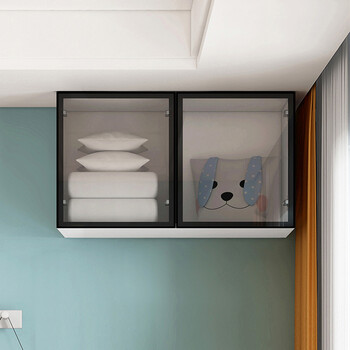 强象定制衣柜上的顶柜储物柜简约现代吊柜墙壁柜定做卧室收纳墙柜dg