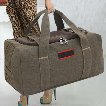 特超容量旅行包旅行袋男女被子收纳黑灰咖啡色超大号没长带子约80升大