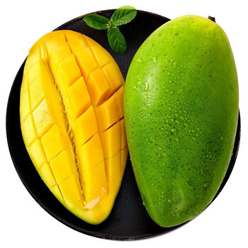 欣娃广西大青芒果 新鲜采摘 大青芒 新鲜水果芒果 3斤装 青芒(单果250