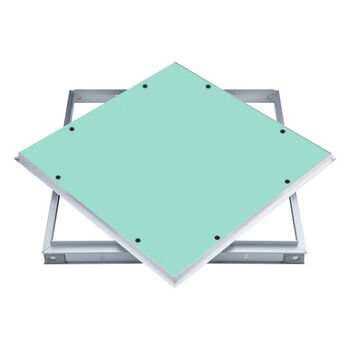 暗式检修口盖板铝合金石膏板检查口隐形中央空调吊顶装饰维修 内径375