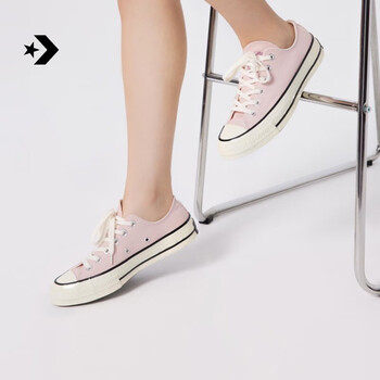 匡威（Converse）休闲鞋男2023新款1970s经典三星标情侣低帮复古运动女鞋162058C A07080C/粉色 36.5