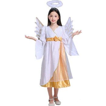 佐名仕元旦儿童服装女童幼儿园小天使精灵套装仙女公主化装舞会演出服