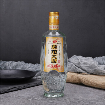 2008年52度绵阳大曲年份白酒陈年老酒纯粮食酒库存酒停产酒浓香型一