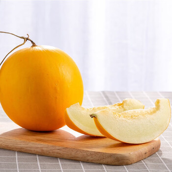 黄河蜜瓜当季新鲜水果现摘黄金瓜黄皮香瓜45斤