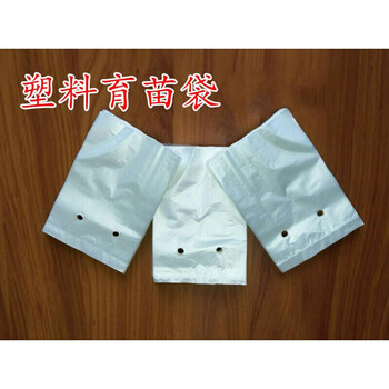 白色黑色塑料薄膜育苗袋营养袋树苗袋透明塑胶育苗袋营养杯营养钵透明