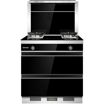 森田集成灶(senti)s11款 750*600*80集成灶 黑色 天然气或液化气(气源
