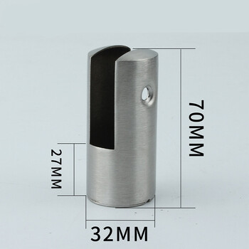 公共厕所卫生间隔断五金配件304不锈钢支脚洗手间夹板隔板支撑脚u型夹