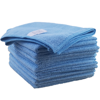 保洁抹布家用保洁加厚吸水去油洗碗布不易掉毛家务清洁厨房用 浅蓝色