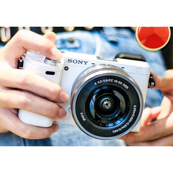 索尼 sony/索尼a6000a6400入门级微单4k高清数码旅游相机a6100 黑/白