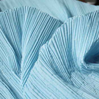 fgacct皱纹立体肌理布料压褶可塑硬挺手工diy画背景服装设计师面料