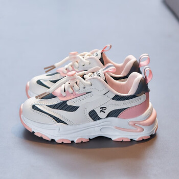 dwgc361官方aj男童运动鞋春季新款儿子休闲鞋老爹鞋春秋nike粉红色26