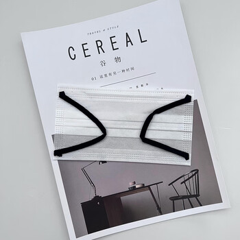 芊羽夏天透气薄款一次性口罩宽耳带不易勒耳朵易呼吸夏季泡泡纱耳带