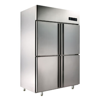商用电器四门厨房冰箱商用冰箱 四门冰柜立式冷藏不锈钢 餐饮后厨饭店