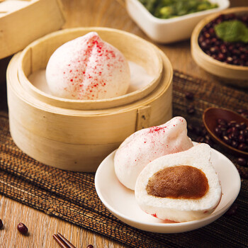 德心正点寿包寿桃馒头包子生日礼物品速冻食品酒楼点心