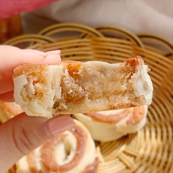 hywlkj 东北70年代老式缸炉1斤香酥葱花缸炉饼传统手工糕点 休闲美