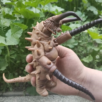 澳颜莱新地底双尾怪古敦大号古墩奥特曼玩具软胶怪兽儿童模型玩具关节