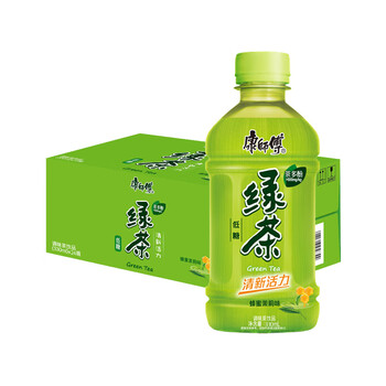 康师傅绿茶330ml网红迷你小瓶装果味茶饮料水饮品整箱果茶试喝1瓶绿茶