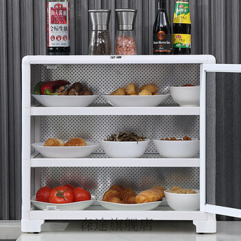 菜柜碗柜 储蓄柜日式厨房柜子储物柜桌面收纳柜台面小型置物柜碗柜