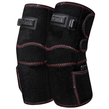 电加热护膝保暖老寒腿女士膝盖关节疼痛神器发热热敷仪理疗男护具黑色