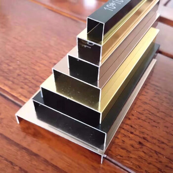 钛金条 铝合金u型槽扣条装饰条背景墙装饰线造型线天花吊顶装饰线黑钛