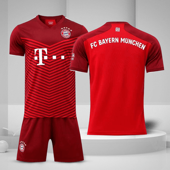 腾讯nba官方同款拜仁球衣拜仁慕尼黑足球服套装25号穆勒球服男女成人