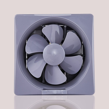 10寸排气扇强力厨房油烟百叶换气扇通风扇百叶扇浅灰色