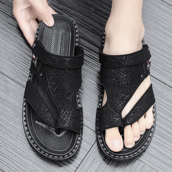 佐卡哥凉鞋男士夏季新款休闲防水潮流软底洞洞鞋男越南鞋开车两用凉拖