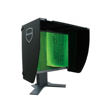 防灰挡光高效吸光坚固耐磨显示器遮光罩电脑遮光板遮阳板1727寸通用