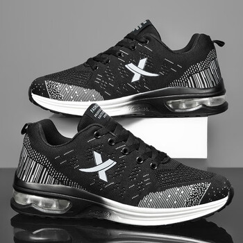 特步(xtep)运动鞋男鞋夏季轻便透气鞋子男休闲鞋软底减震网面跑步鞋男