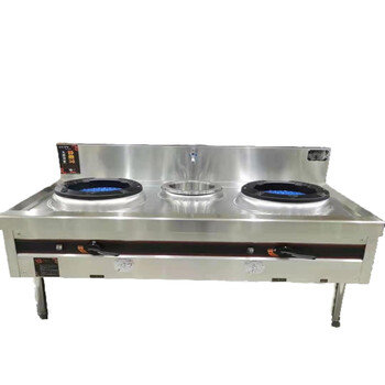 驰程 商用静燃30炒灶系列天然气液化气饭店灶台厨房饭店电子打火双炒