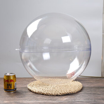 透明球塑料球店铺商场布置圣诞节装饰天花板吊顶亚克力圆球空心球 40