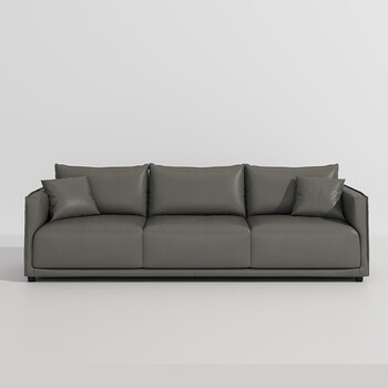 德明斯北欧猫抓皮轻奢科技布沙发小户型双人现代简约客厅公寓出租房