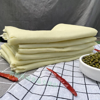 3斤湖北天门土特产湿豆皮新鲜豆饼农家手工现做绿豆饼豆皮子豆丝 3斤