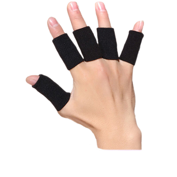 钢颜篮球排球护指护手指关节套手套护腕绷带运动男女大拇指套指 两盒