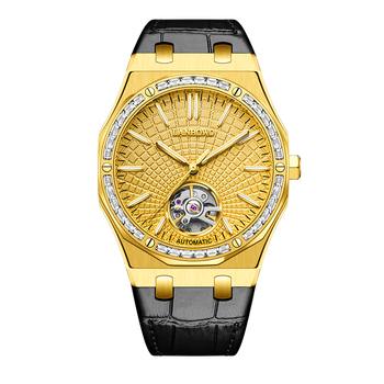 兰博沃lanbowo/兰博沃手表金牛座42mm全自动机械表金表 金牛座【图片 