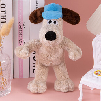 玩偶钥匙扣小红书同款飞行员毛绒玩具情人节礼物 23cm蓝帽子狗(坐姿)