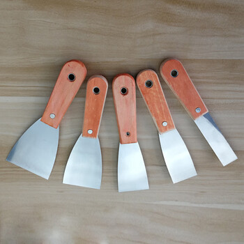 油灰刀铲刀装修铲子清洁刀腻子刀刮刀工具油灰刀碳钢加厚多功能双色柄