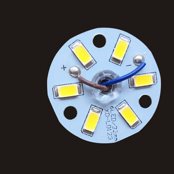好运马高亮led5730改造灯片圆形带线3w单双色 筒灯吸顶灯天花灯贴片灯