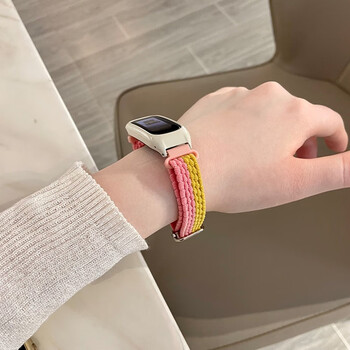 适用oppo手环腕带编织女款手表oppo表带透气nfc版个性潮流替换带配件