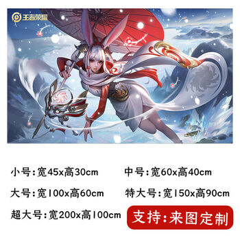 小 米 Mi 米家生态家居同款王者荣耀海报学生宿舍卧室墙面贴纸自粘超大装饰画游戏壁纸出极公孙离 祈 雪灵祝宽45 厘米 高3o 厘米 图片价格品牌报价 京东