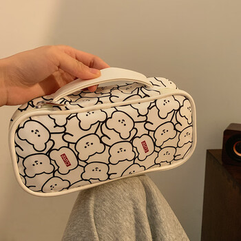 小熊笔袋ins风日系简约高颜值初中女孩学生大容量文具铅好多小熊