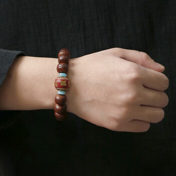 天成石都tianchengstone手串配饰男女尼泊尔精品原籽藏式文玩佛珠单圈