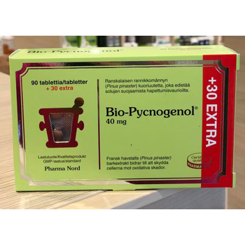 丹麦法尔诺德pharmanordpycnogenol肤氧碧萝止精华片120粒