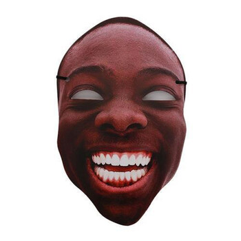 真人脸面具 新品人皮面皮易容仿真人头套换脸人脸面具易容男用 黑人