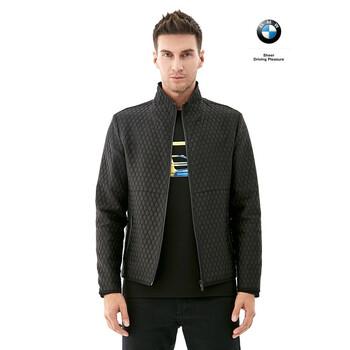 bmwstudio宝马studio秋冬新品男装梭织夹克衫blackxxl