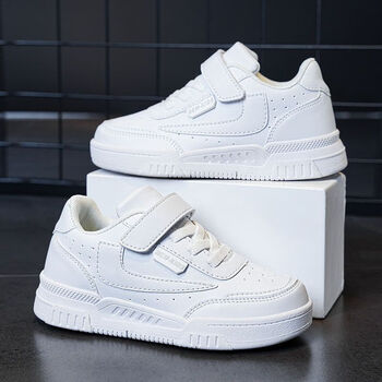 安踏anta男童鞋子儿童秋冬新款防水轻便皮面运动鞋小学生男孩中大童