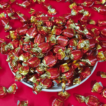 馋猫日记 混合装奶糖太妃糖果 高颜值咖啡味结婚婚庆红色喜糖批发 亚